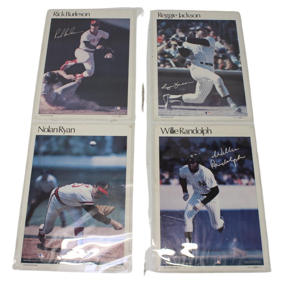 Set of 4 MLB Player Posters, 1978, United States of America