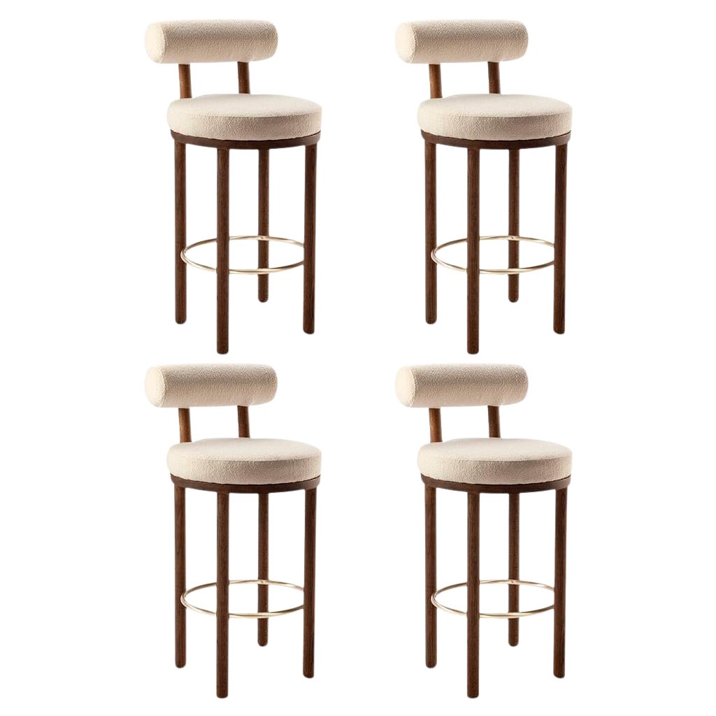 4er Set Moca Barstühle von Collector