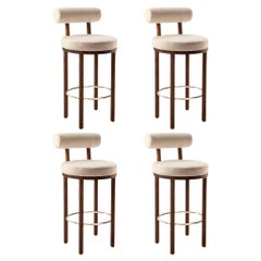 4er Set Moca Barstühle von Collector