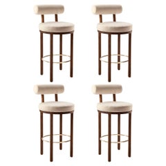 Set of 4 Moca Bar Chair by Collector