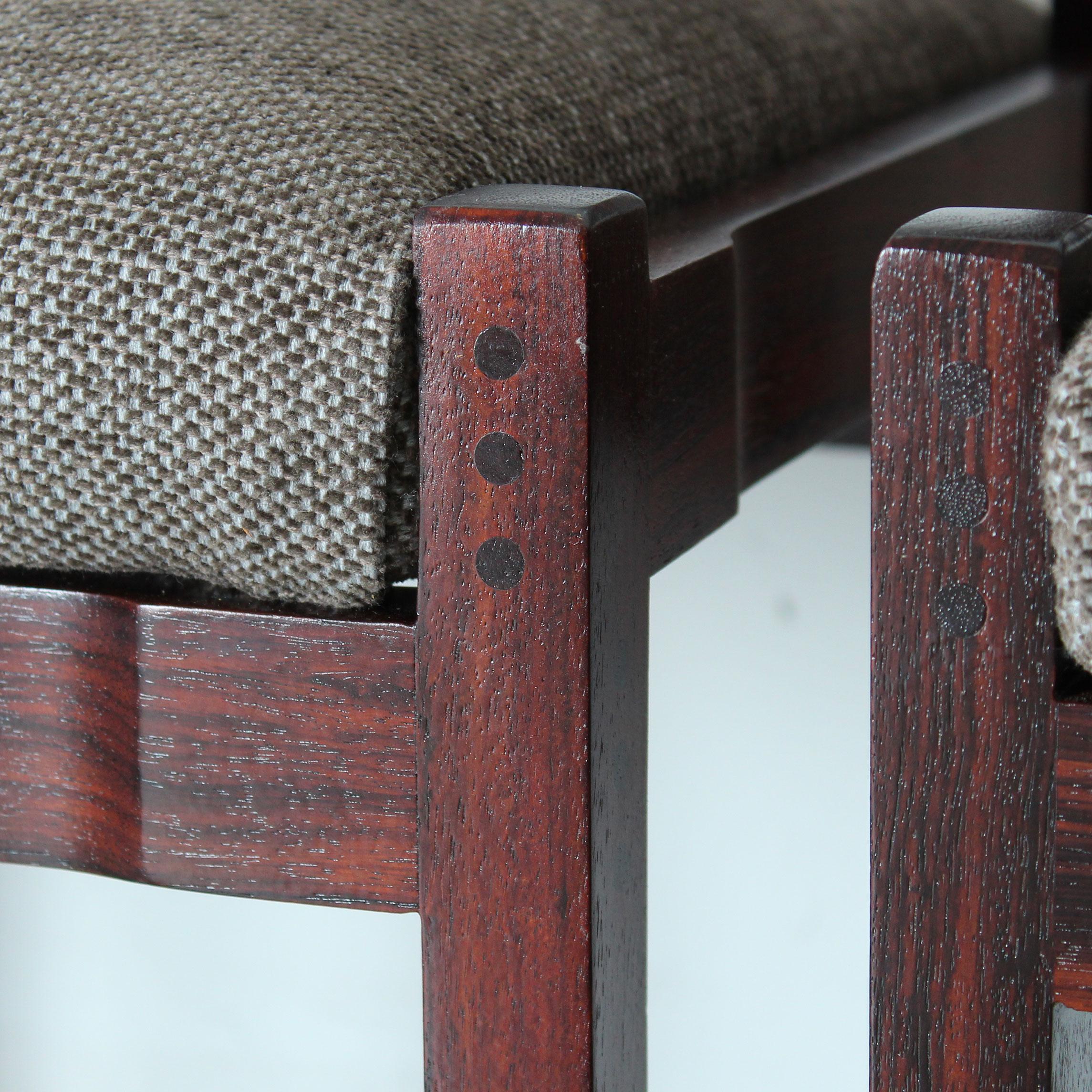 Satz von 4 Model No. 102 Stühlen von Gianfranco Frattini für Cassina, Italien, 1960er Jahre im Angebot 10