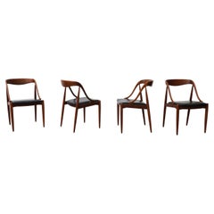 Set of 4 Model 16 Chairs by Johannes Andersen, 1960's