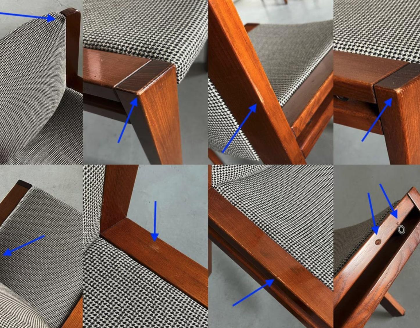 Ensemble de 4 chaises de salle à manger 