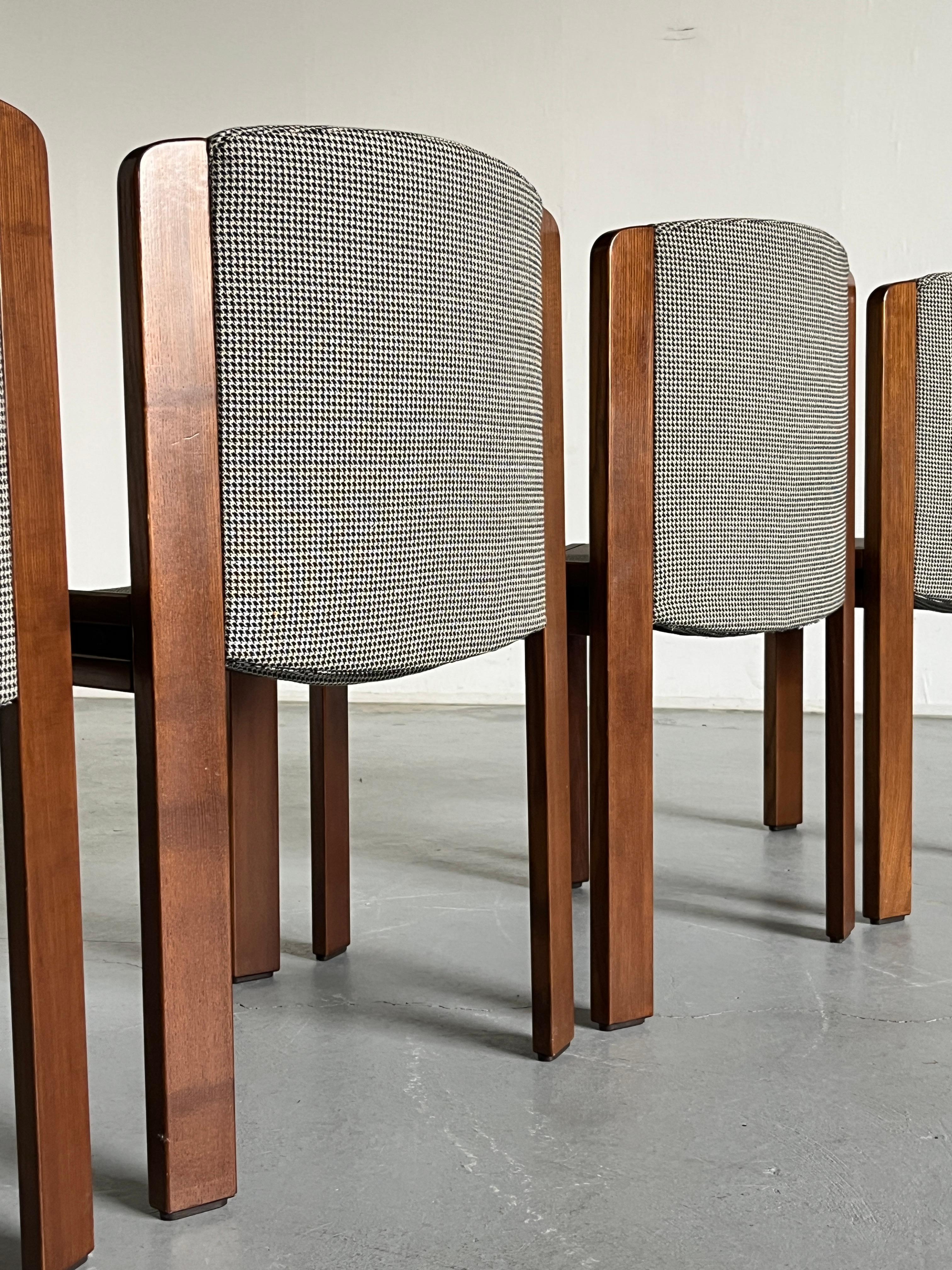 Tissu d'ameublement Ensemble de 4 chaises de salle à manger 