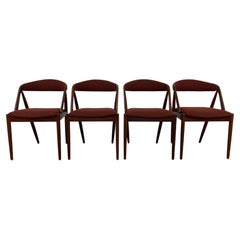 Set of 4 Model 31 Dining Chairs by Kai Kristiansen in Teak, 1960s