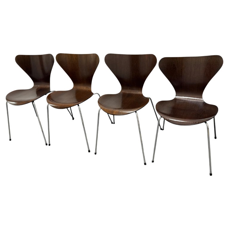 4er Set Model 3107 Serie 7 Stapelstuhl Arne Jacobsen, Fritz Hansen Deutschland im Angebot bei 1stDibs Deutschland