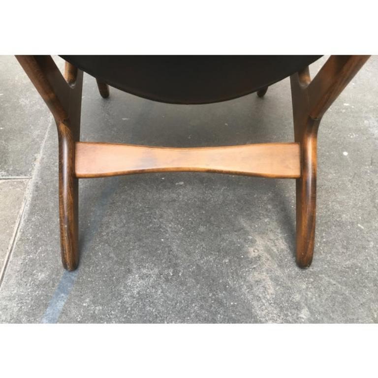 Ensemble de 4 chaises longues modèle 33 par Carl Edward Matthes, années 1950 en vente 3