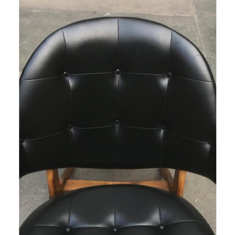 Ensemble de 4 chaises longues modèle 33 par Carl Edward Matthes, années 1950 en vente 2