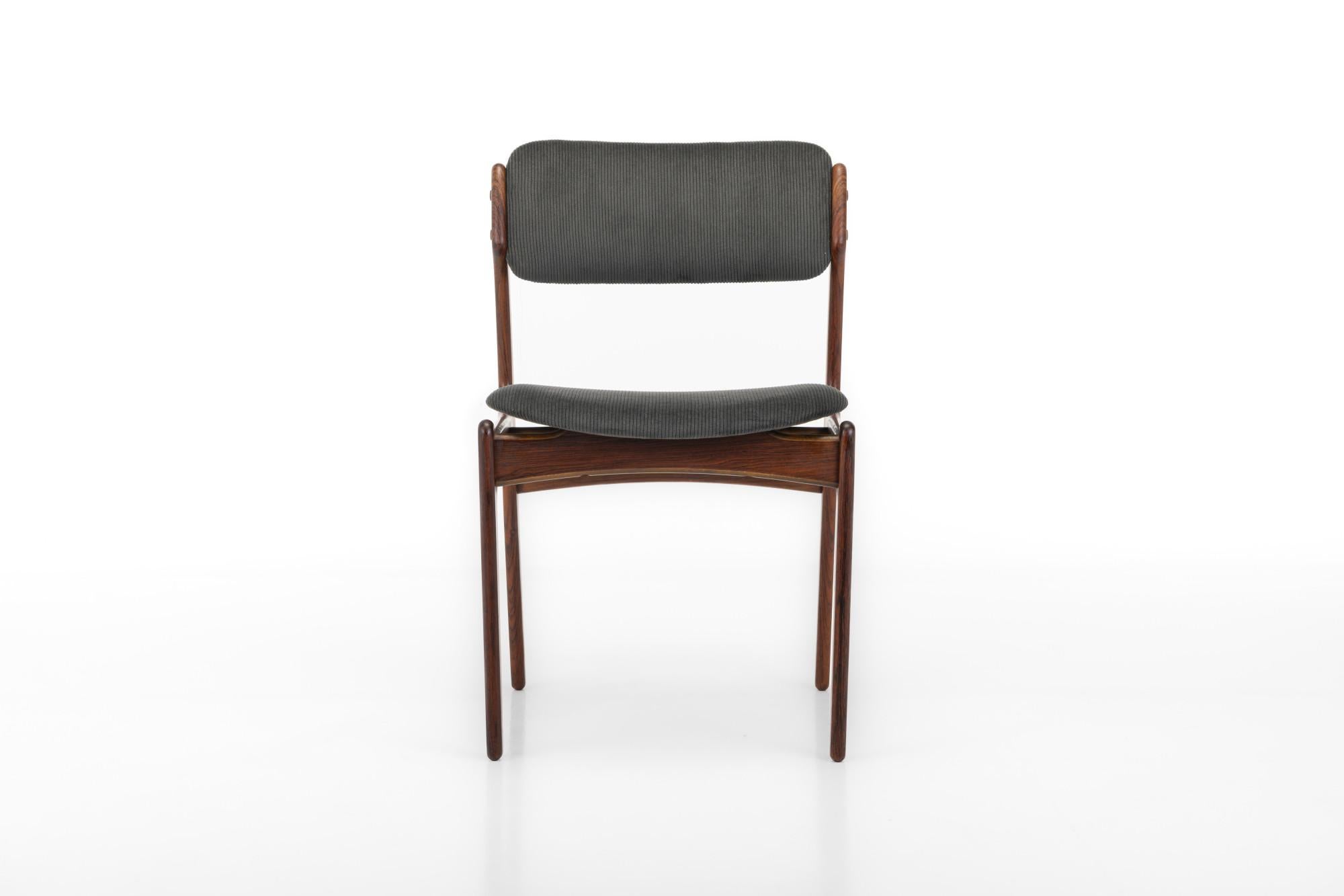 Set of 4 'Model 49' dining chairs by Erik Buch for O.D. Møbler, Denmark 1960s 1