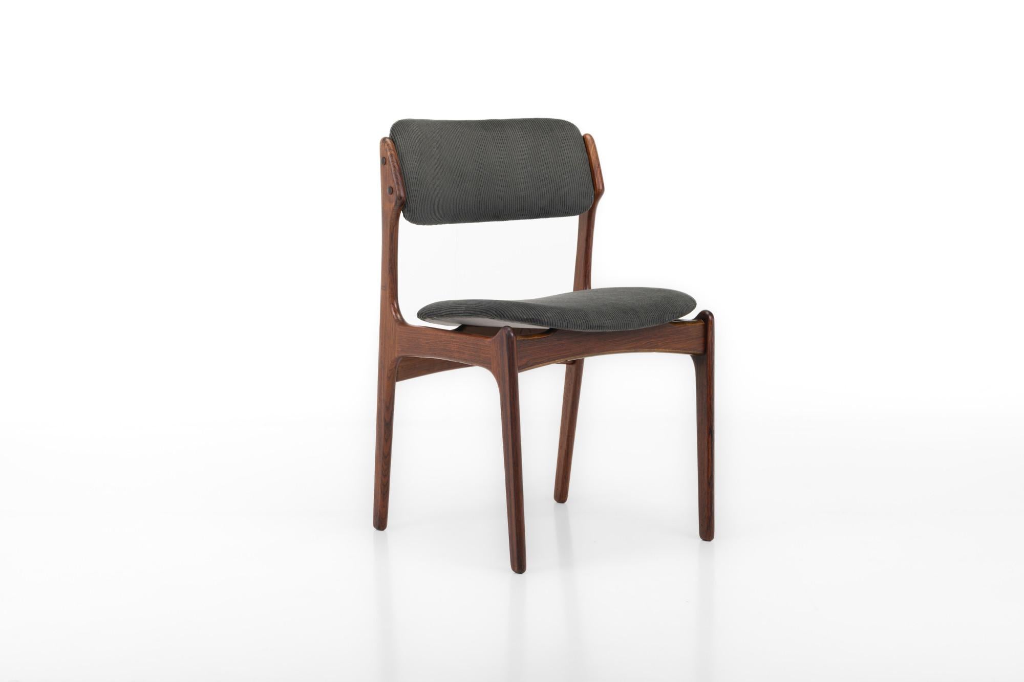 Set of 4 'Model 49' dining chairs by Erik Buch for O.D. Møbler, Denmark 1960s 2