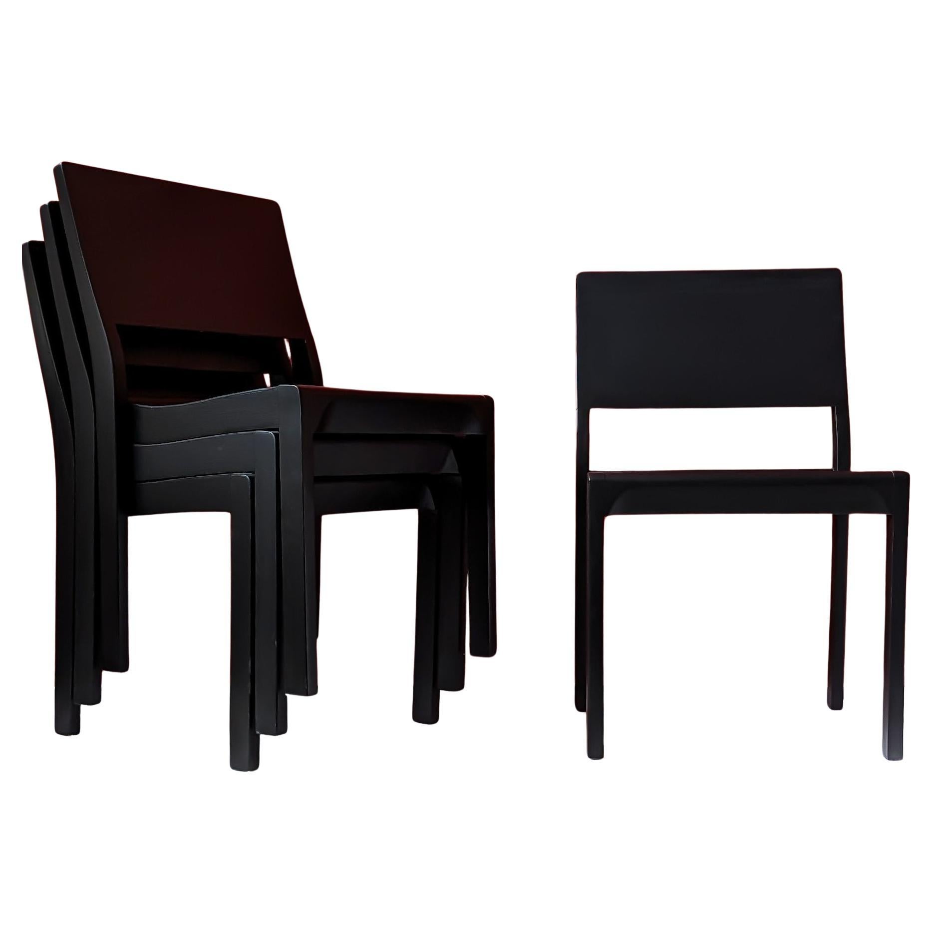 Set of 4 model 611 chairs by Alvar Aalto & Otto Korhonen , Finland  For Sale