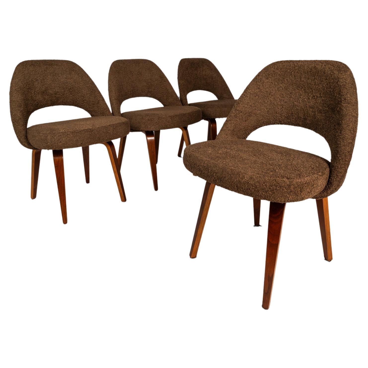 Set of 4 Model 72C Armless Chairs by Eero Saarinen for Knoll, USA, c. 1967 in vendita