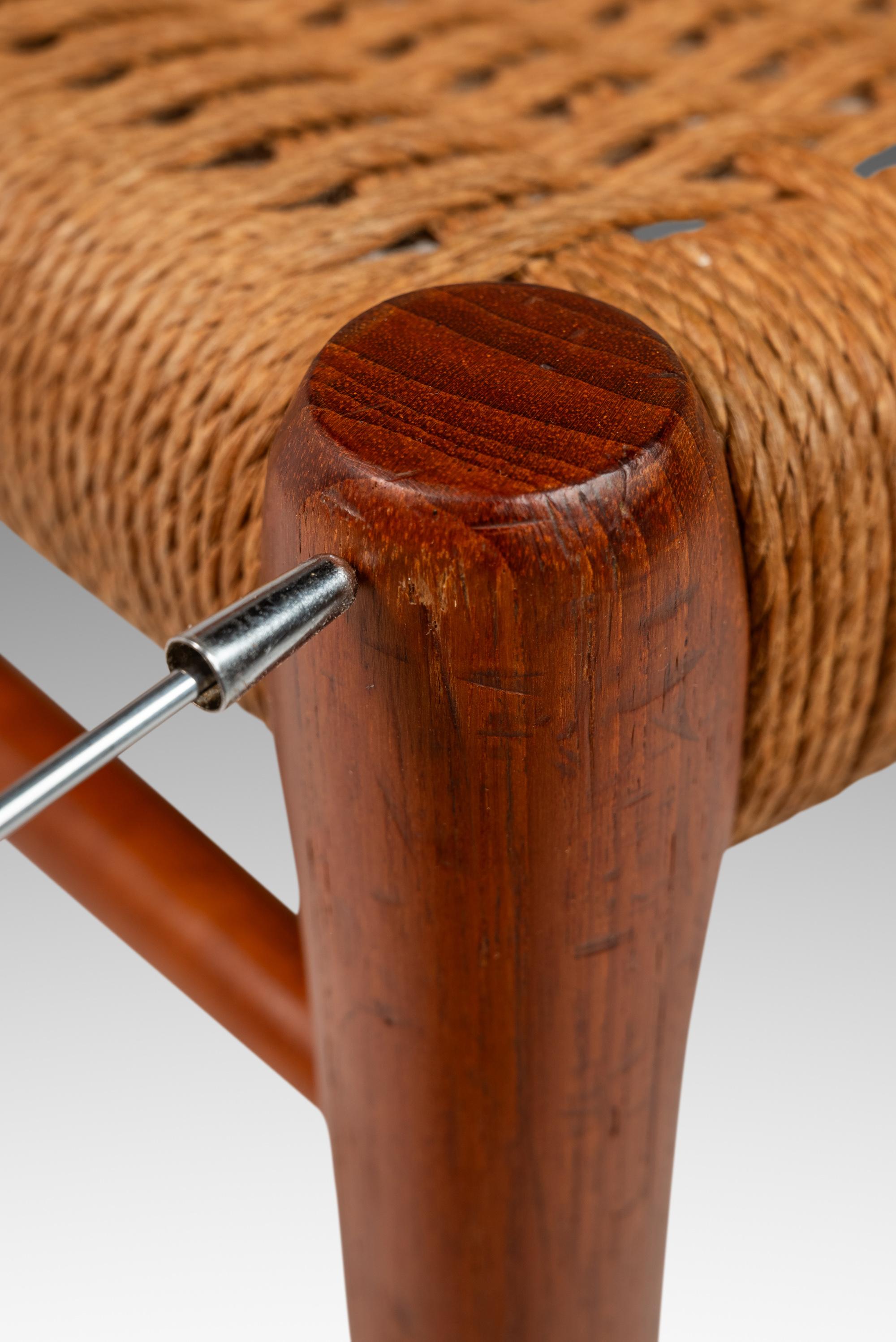 Ensemble de 4 chaises modèle #75, Niels Møller, JL Møllers Møbelfabrik, Danemark, années 1960 en vente 11