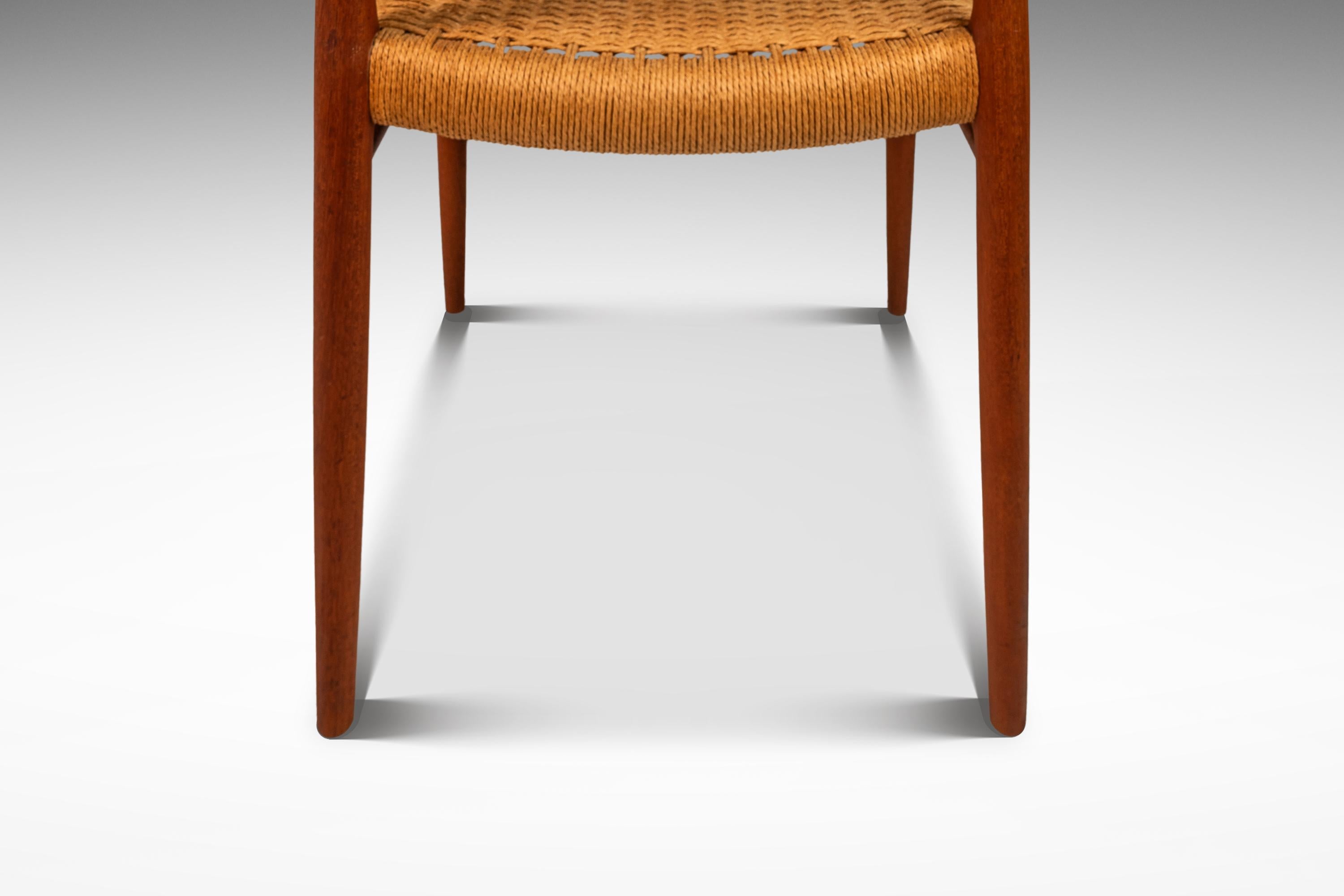 Ensemble de 4 chaises modèle #75, Niels Møller, JL Møllers Møbelfabrik, Danemark, années 1960 en vente 2