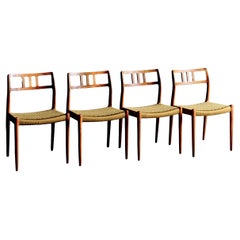 Set of 4 Model 79 Dining Chairs by Niels Otto Mølle
