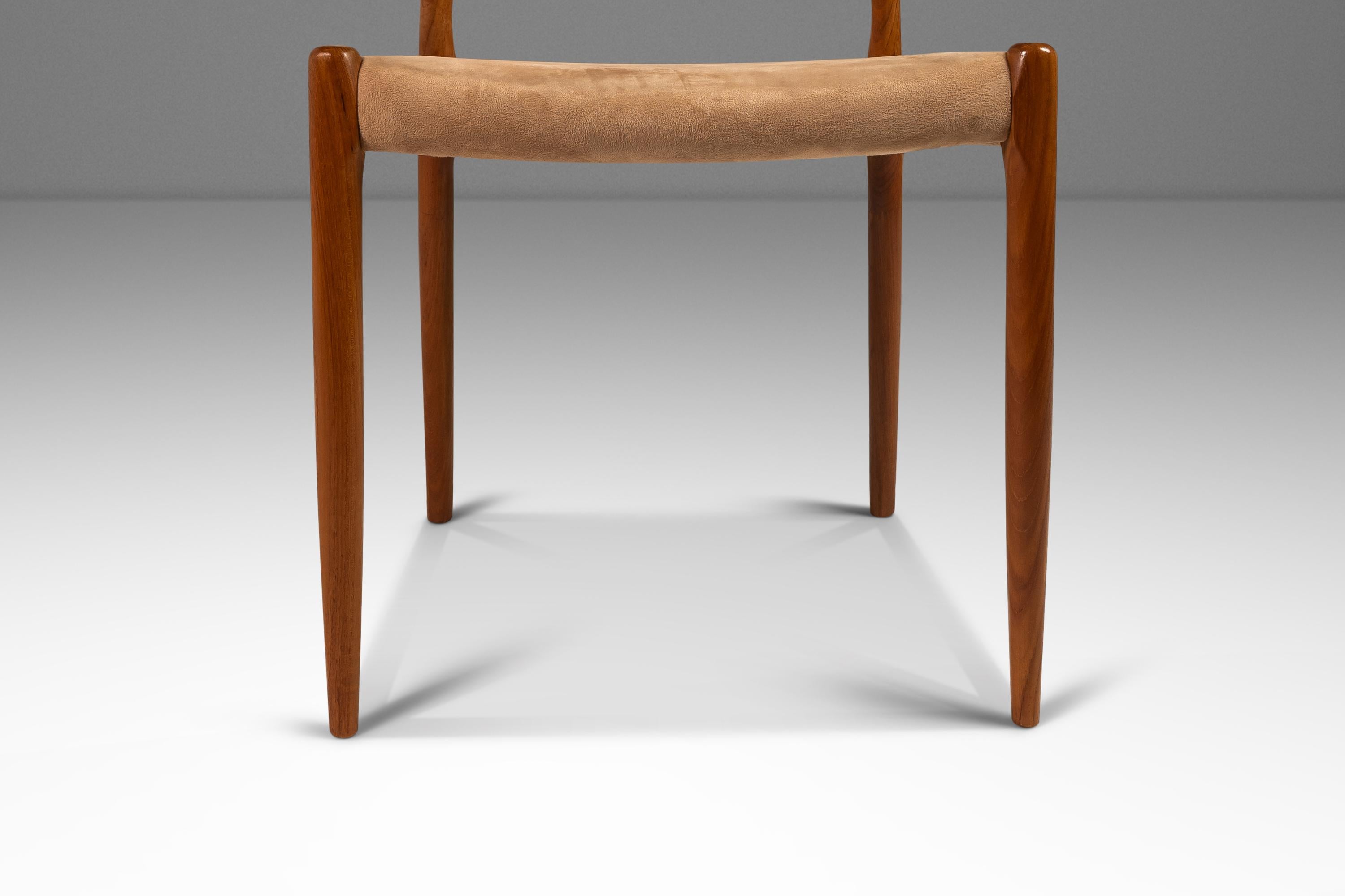 Set of 4 Model 82 Ladderback Teak Dining Chairs by Niels Møller Møbelfabrik, 60s 10