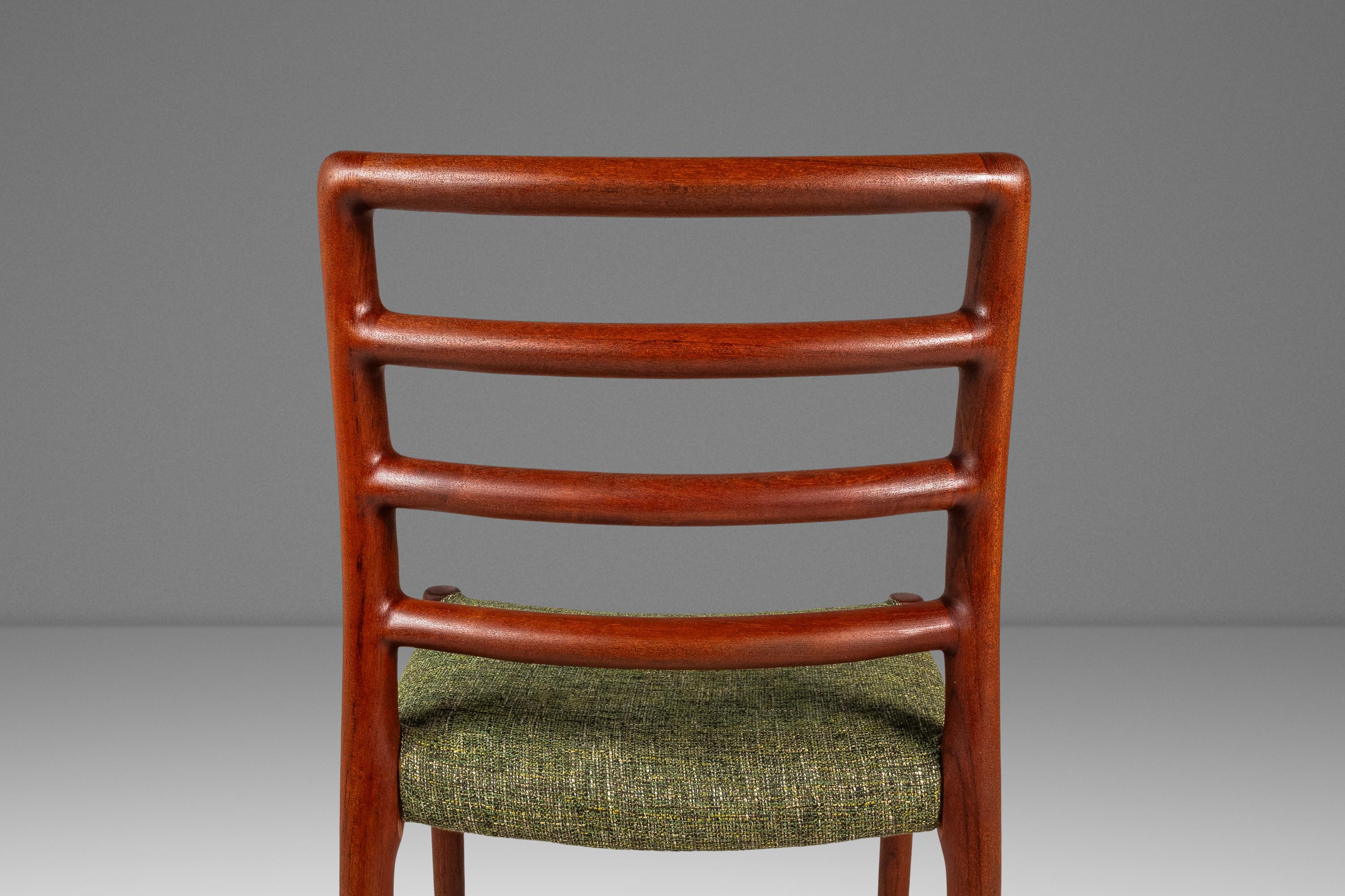 Set of 4 Model 85 Ladderback Chairs, Niels Møller, J.L. Møller, Denmark, 1960s en vente 2
