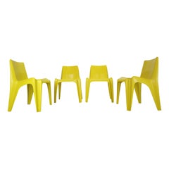 Set of 4 Model BA 1171 Chairs by Helmut Bätzner for Bofinger, 1960s, Germany