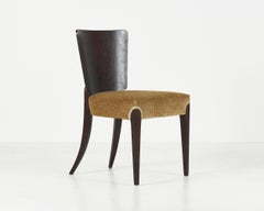 Set of 4 model H-214 Jindrich Halabala dining chairs, 1930's
