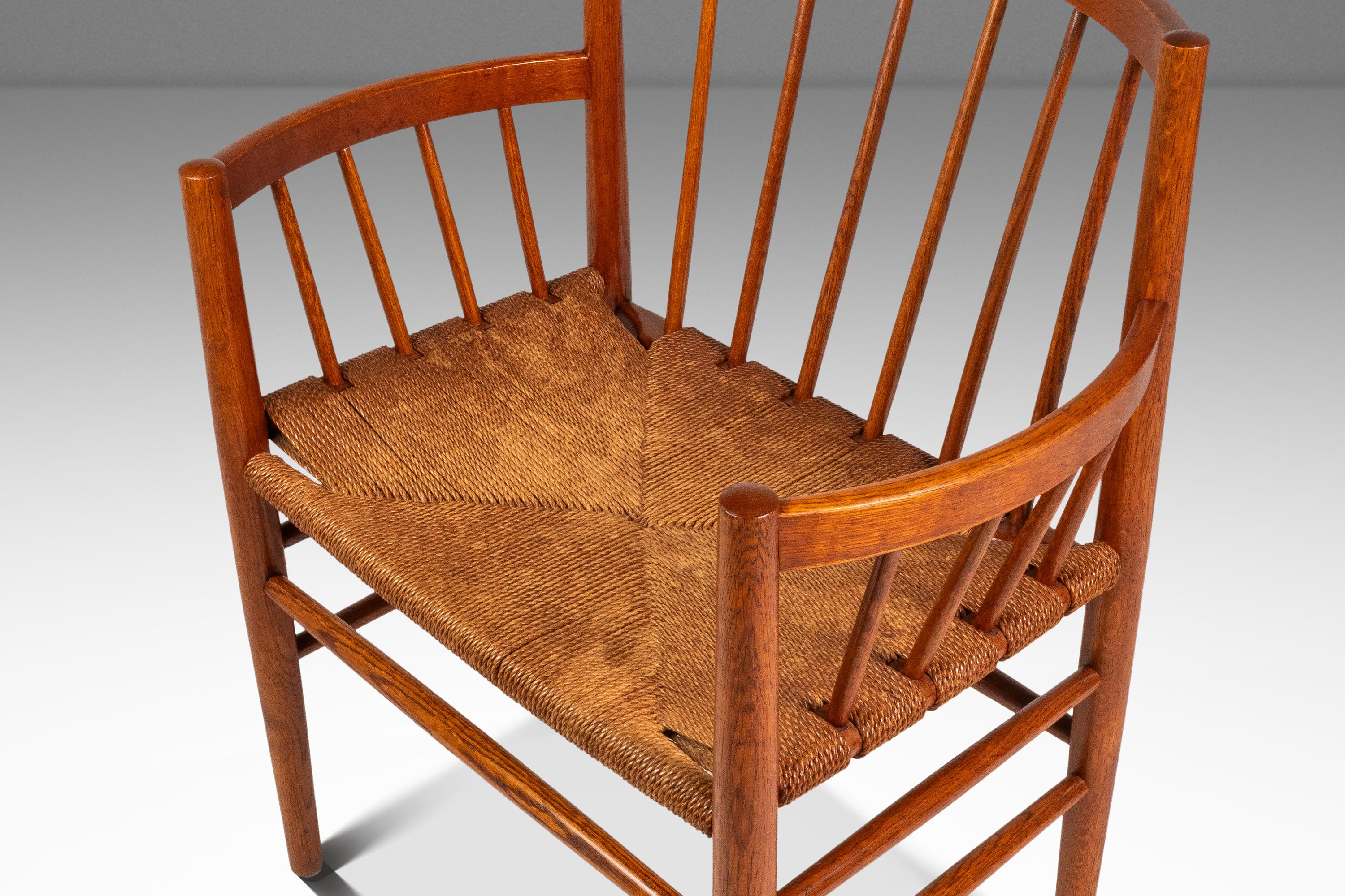 Set of 4 Model J81 & J80 Chairs, Jørgn Baekmark, FDB Møbler, Denmark, c. 1950s For Sale 6