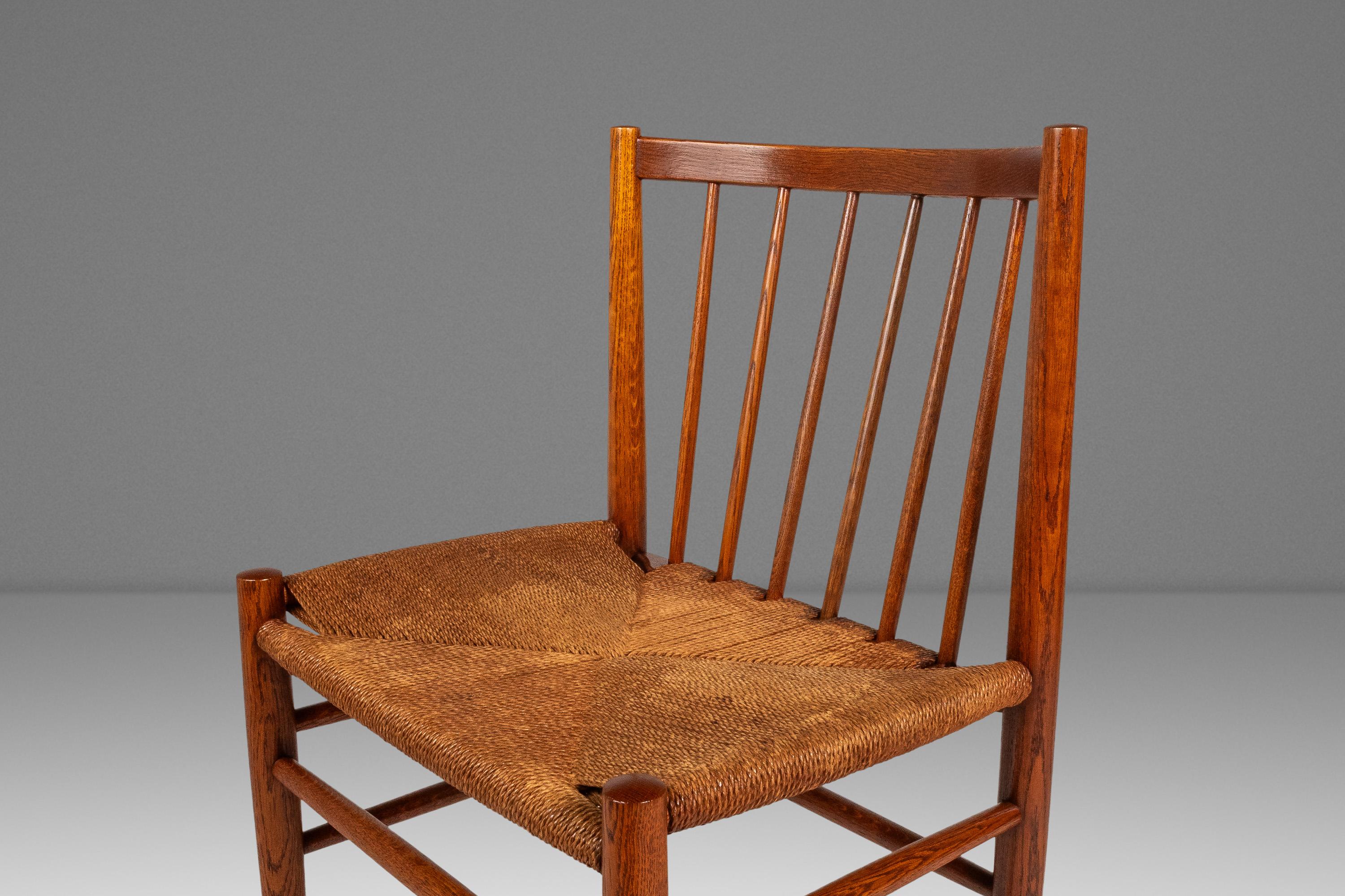 Set of 4 Model J81 & J80 Chairs, Jørgn Baekmark, FDB Møbler, Denmark, c. 1950s For Sale 11