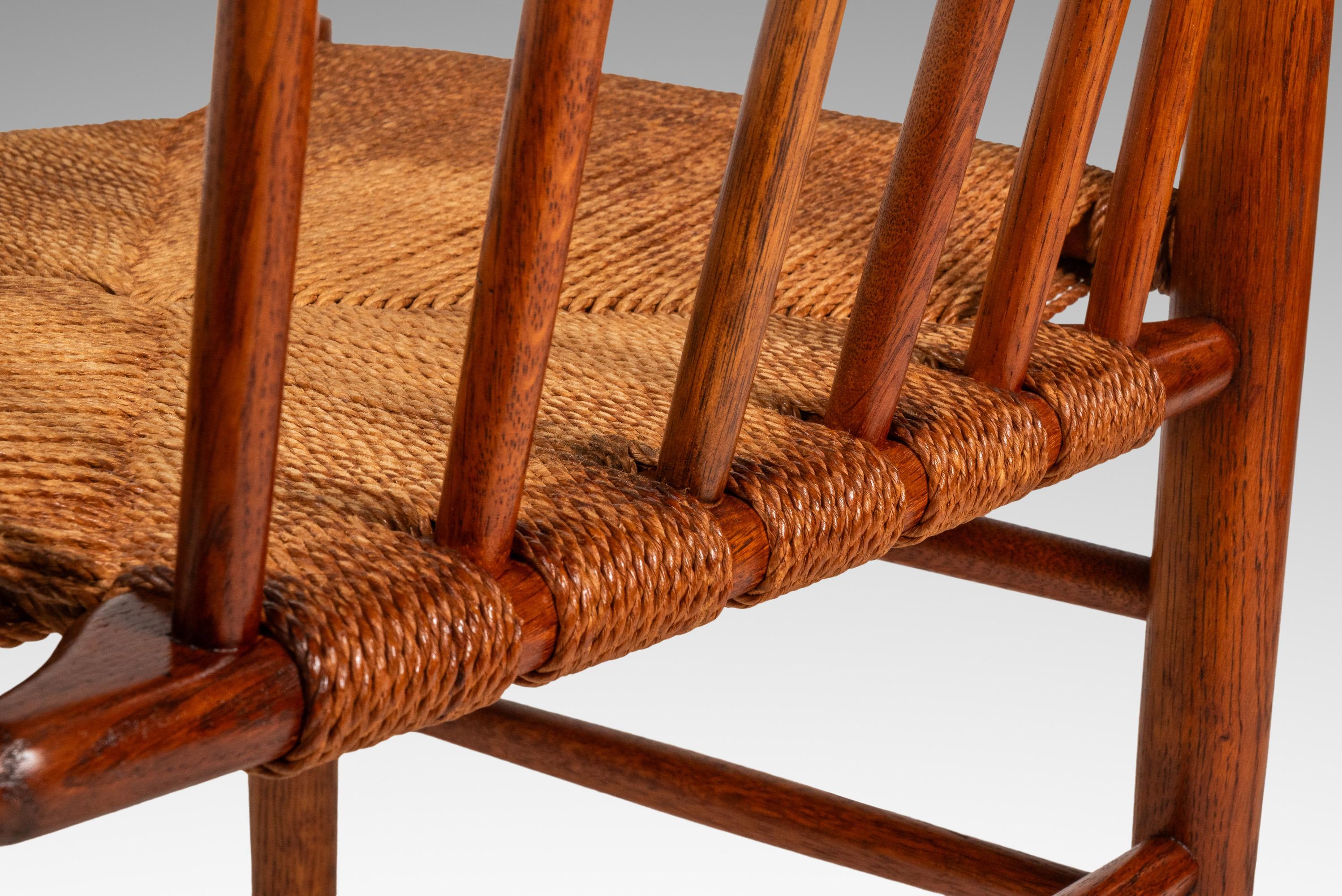 Set of 4 Model J81 & J80 Chairs, Jørgn Baekmark, FDB Møbler, Denmark, c. 1950s For Sale 12