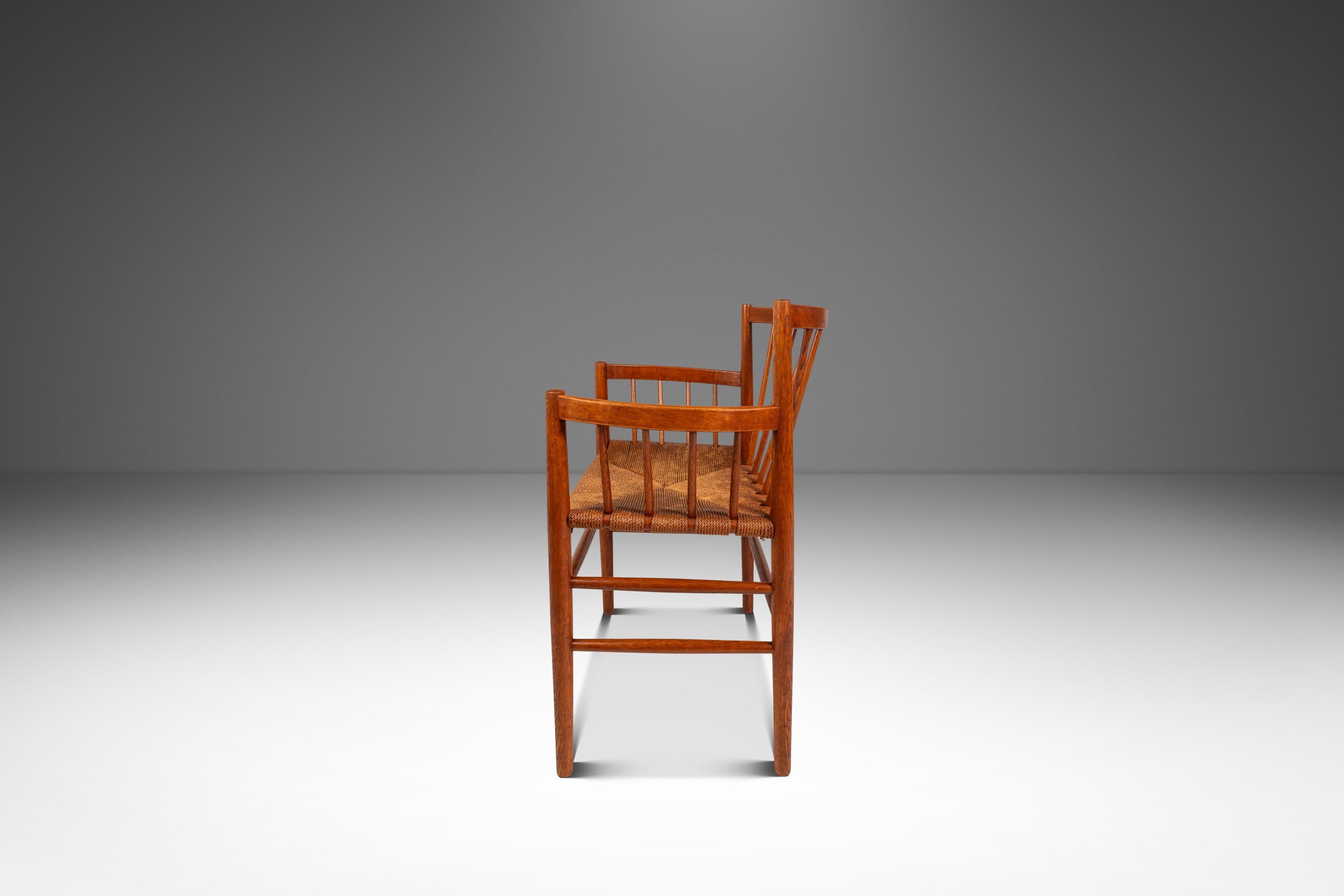 Set of 4 Model J81 & J80 Chairs, Jørgn Baekmark, FDB Møbler, Denmark, c. 1950s In Good Condition For Sale In Deland, FL