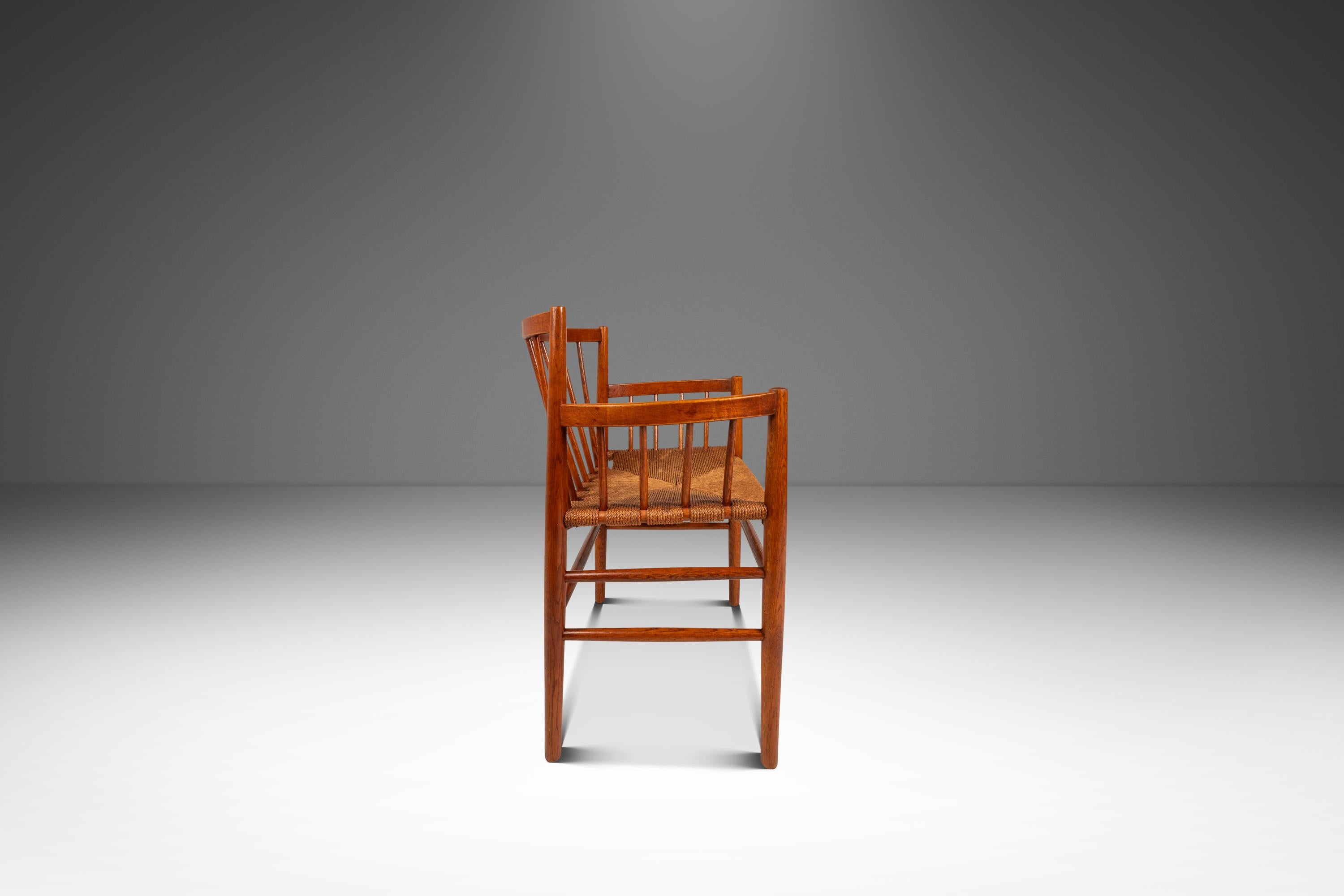 Set of 4 Model J81 & J80 Chairs, Jørgn Baekmark, FDB Møbler, Denmark, c. 1950s For Sale 2