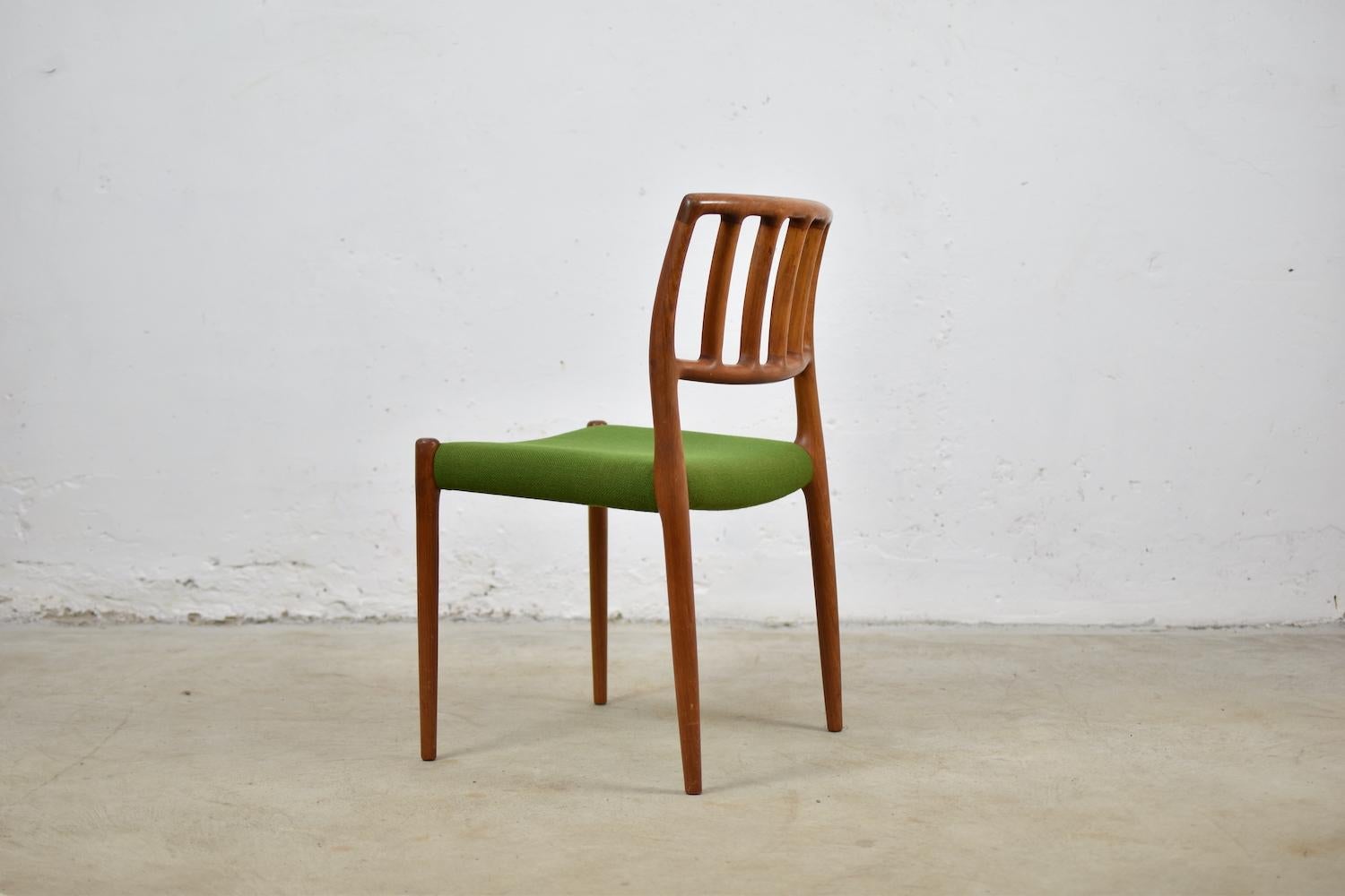 Danish Set of 4 ‘Model No. 83’ Dining Chairs by Niels O. Moller for J.L. Møllers
