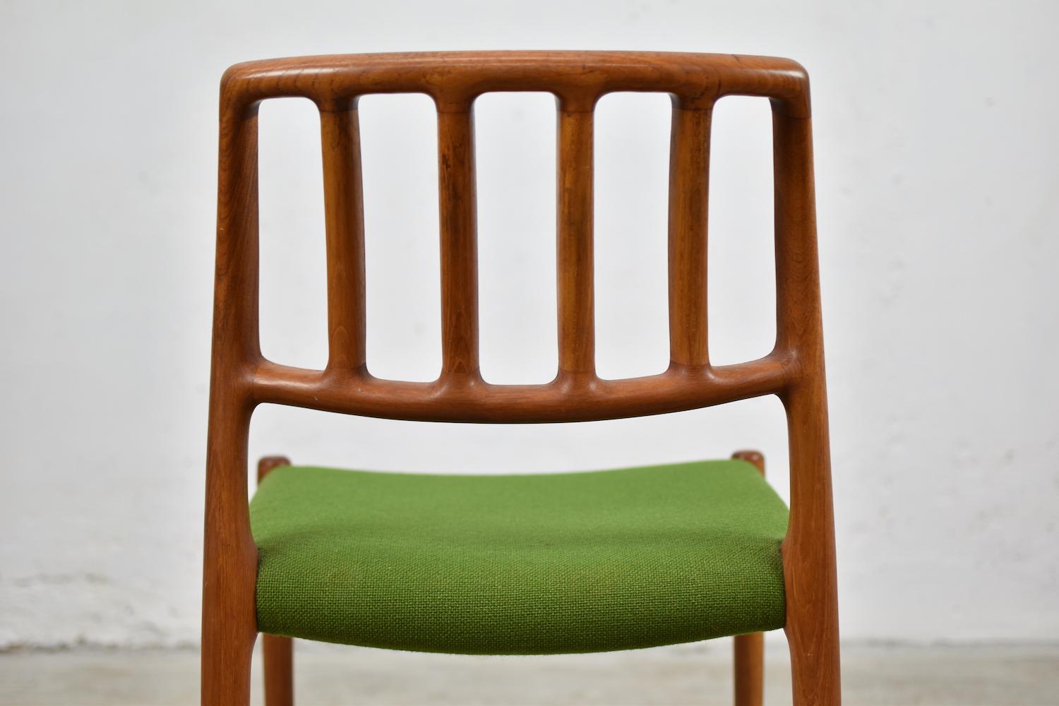Mid-20th Century Set of 4 ‘Model No. 83’ Dining Chairs by Niels O. Moller for J.L. Møllers
