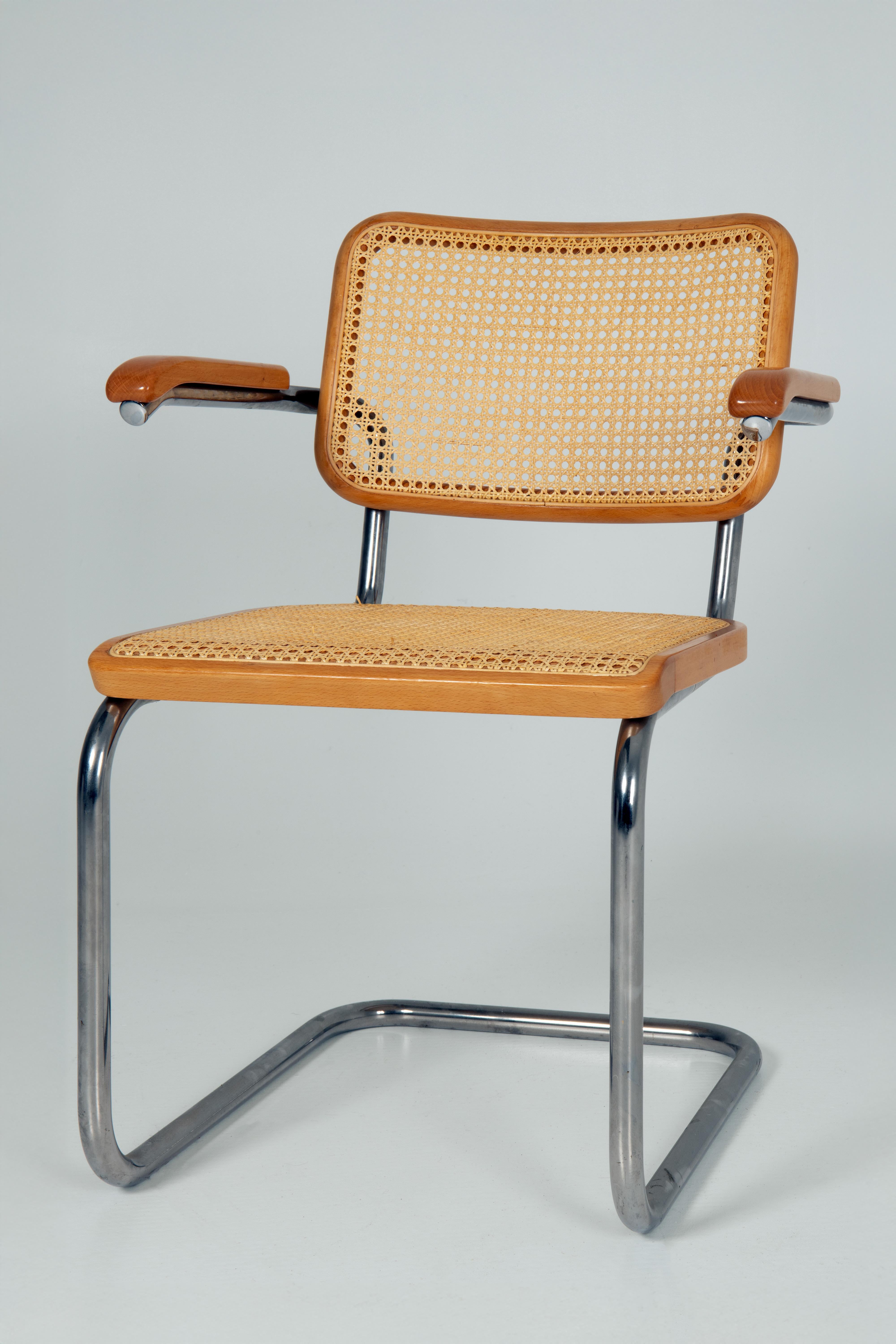 Lot de 4 - Modèle S64 - Thonet - Marcel Breuer en vente 4