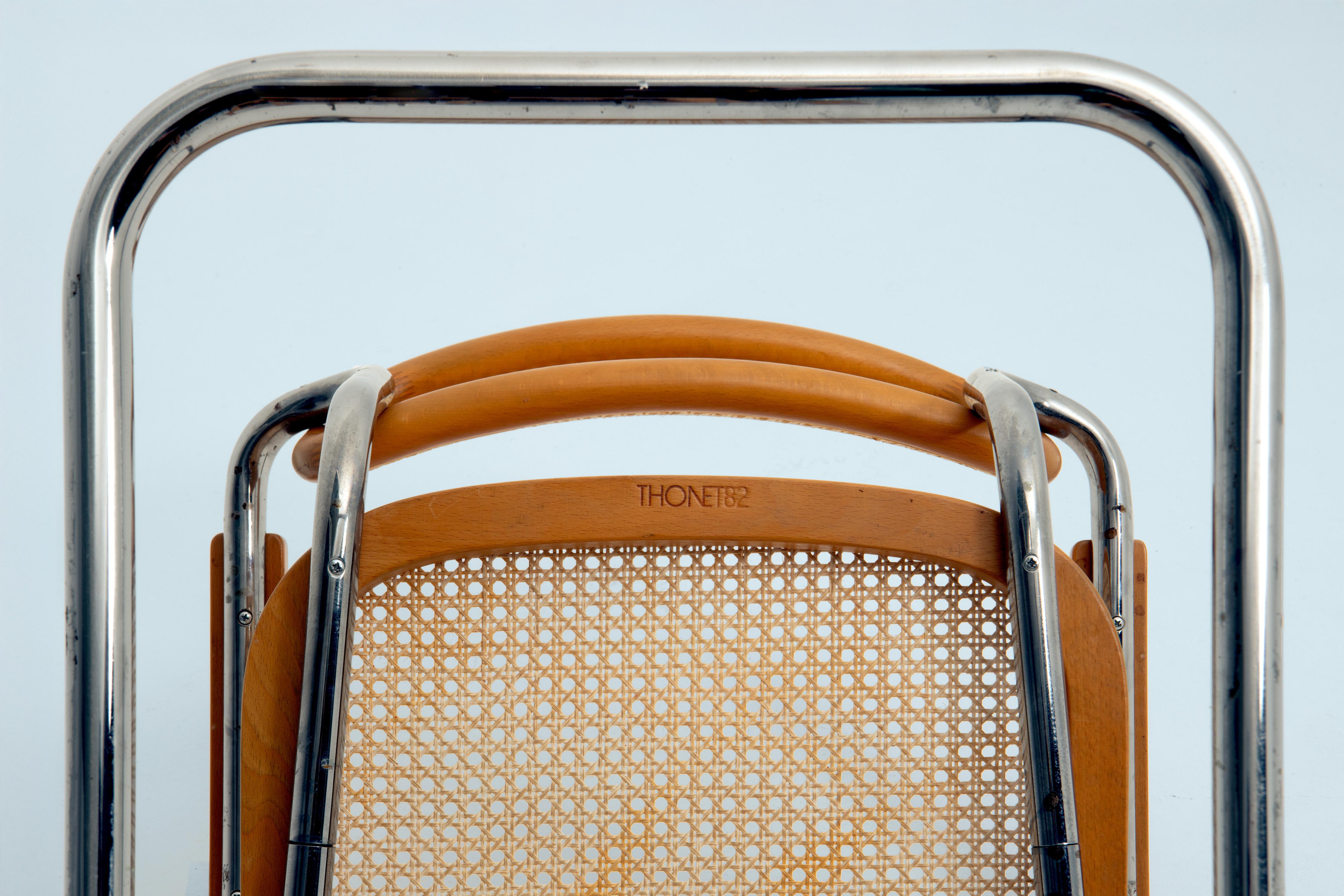 Lot de 4 - Modèle S64 - Thonet - Marcel Breuer en vente 2