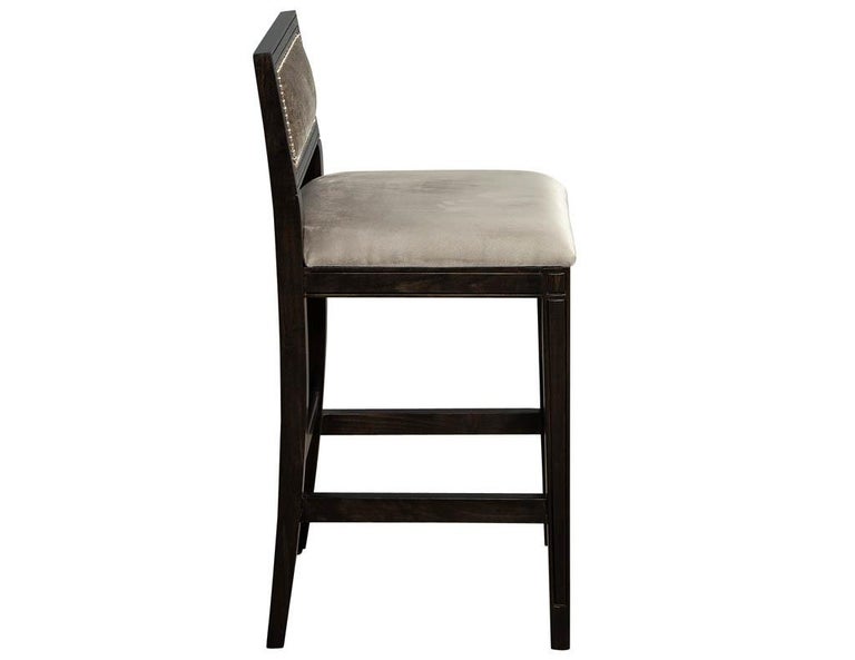 Set of 4 Modern Counter Stools at 1stDibs bar stools canada, counter stools canada, fabric