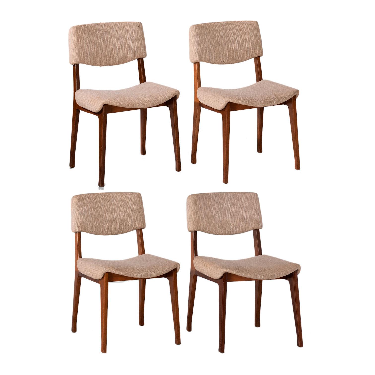 Set of (4) Modern Dining Chairs by M.I.M., Italy, circa 1960