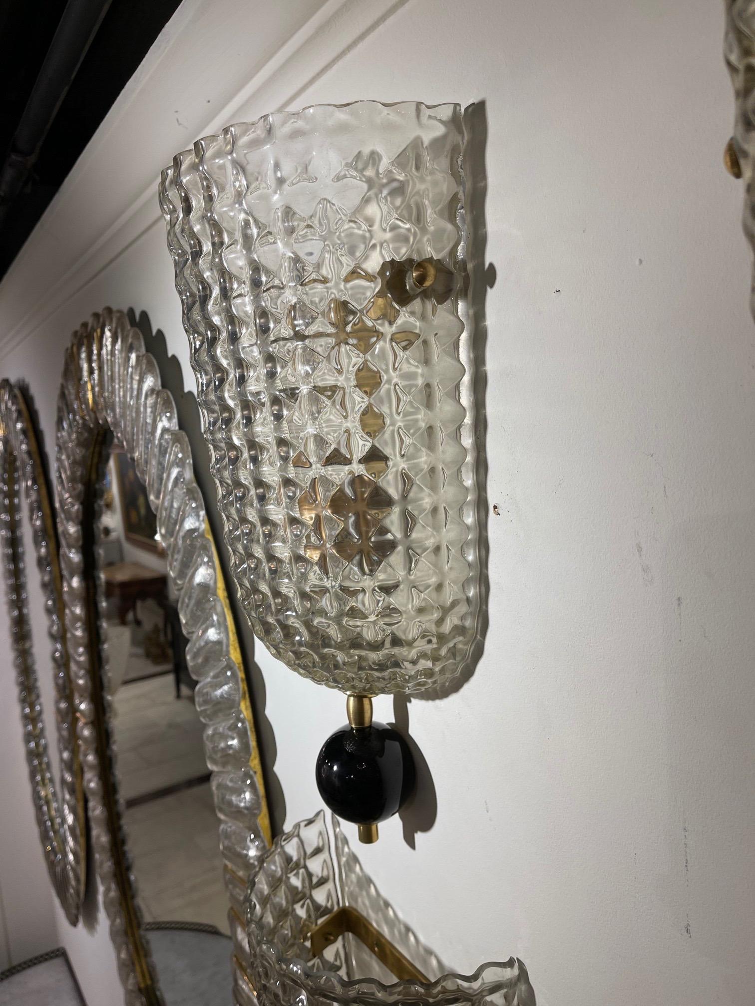 murano glass wall lights