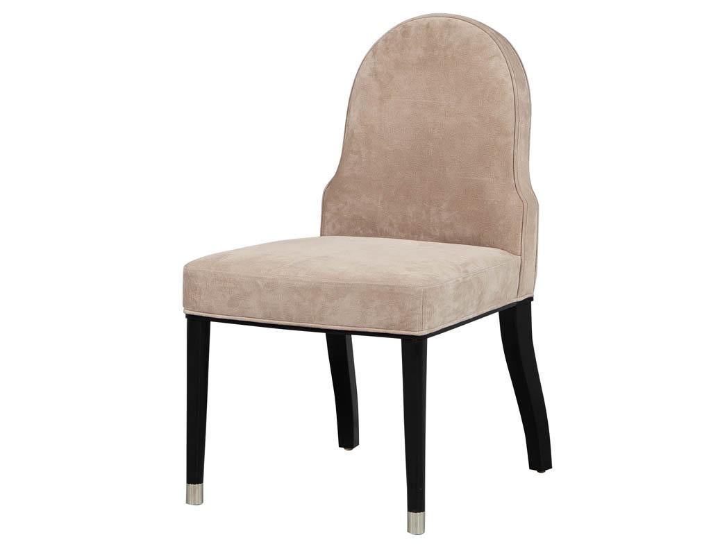 American Set of 4 Modern Style Side Chairs For Sale