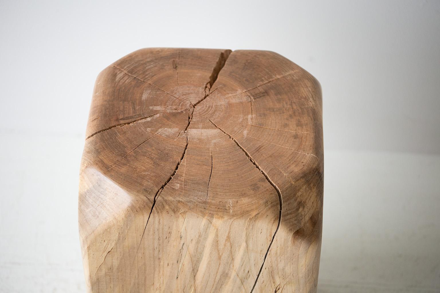 Set of 4 Modern Wood Stool, The Dublin For Sale 2