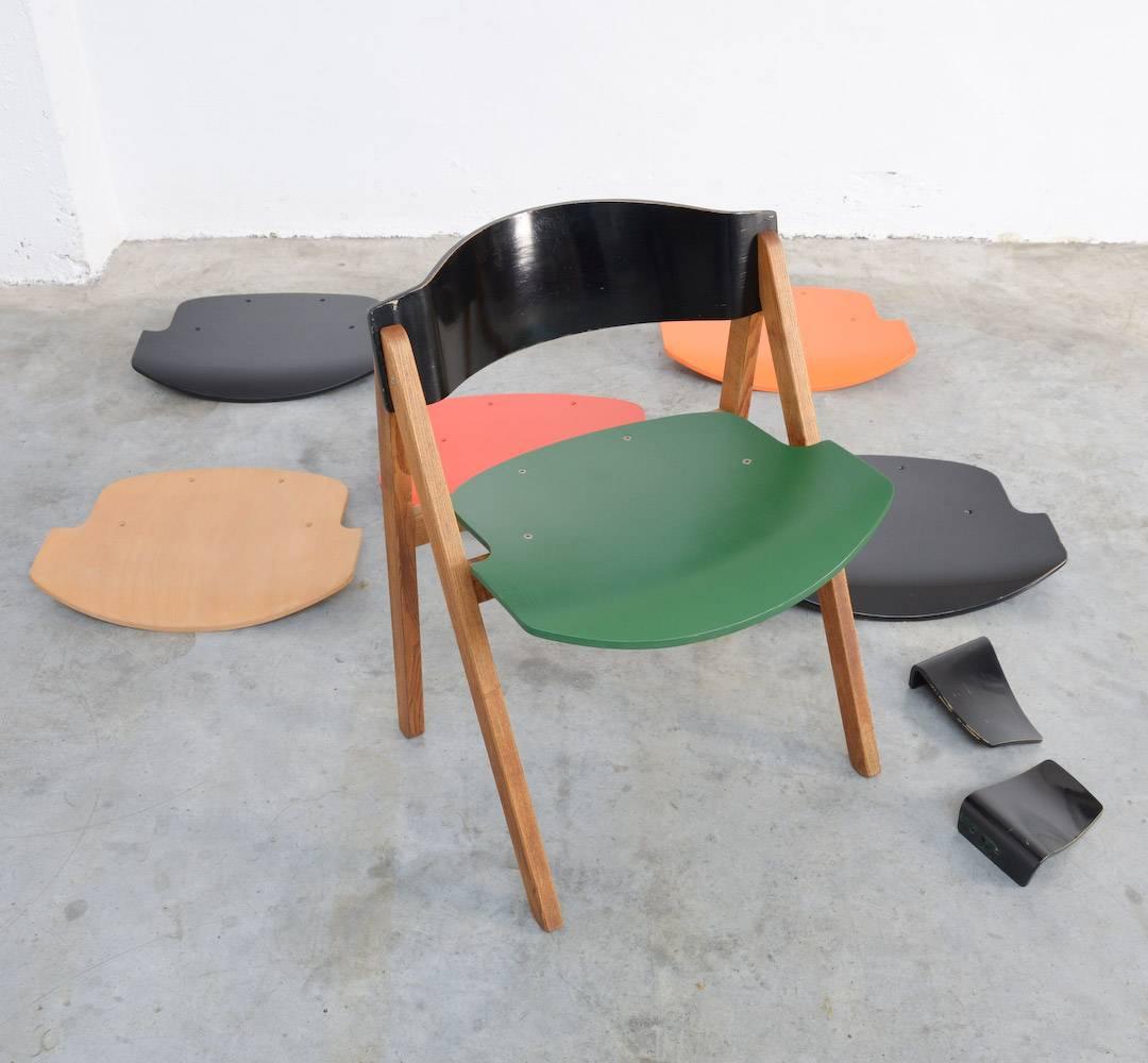Set of Four Modular Dining Chairs by Victor Bernt for Soren Willadsen 5