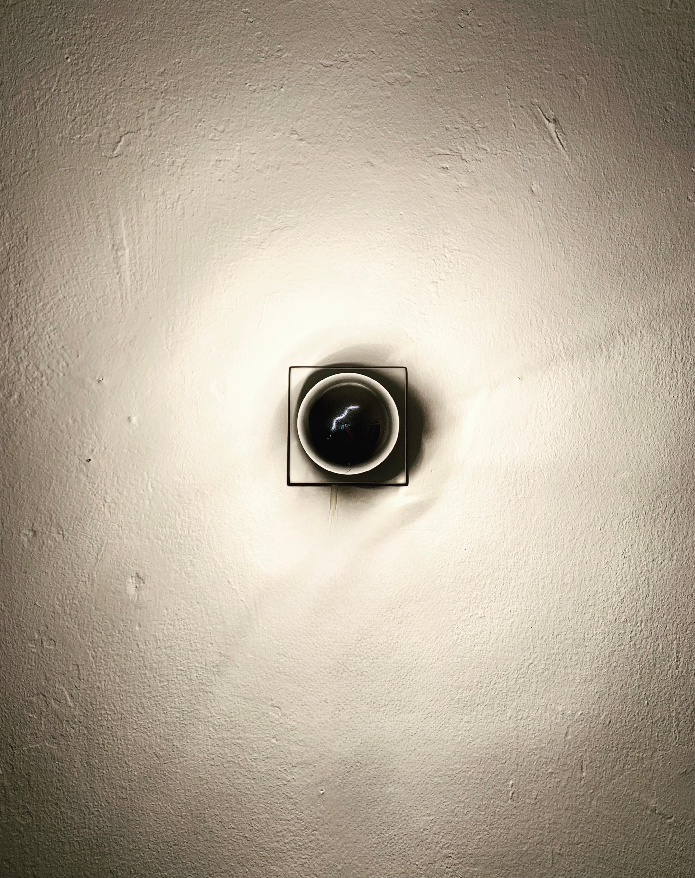 Metallo Set di 4 lampade da parete o da soffitto modulari di Rolf Krüger per Staff, dell'era dello Space in vendita