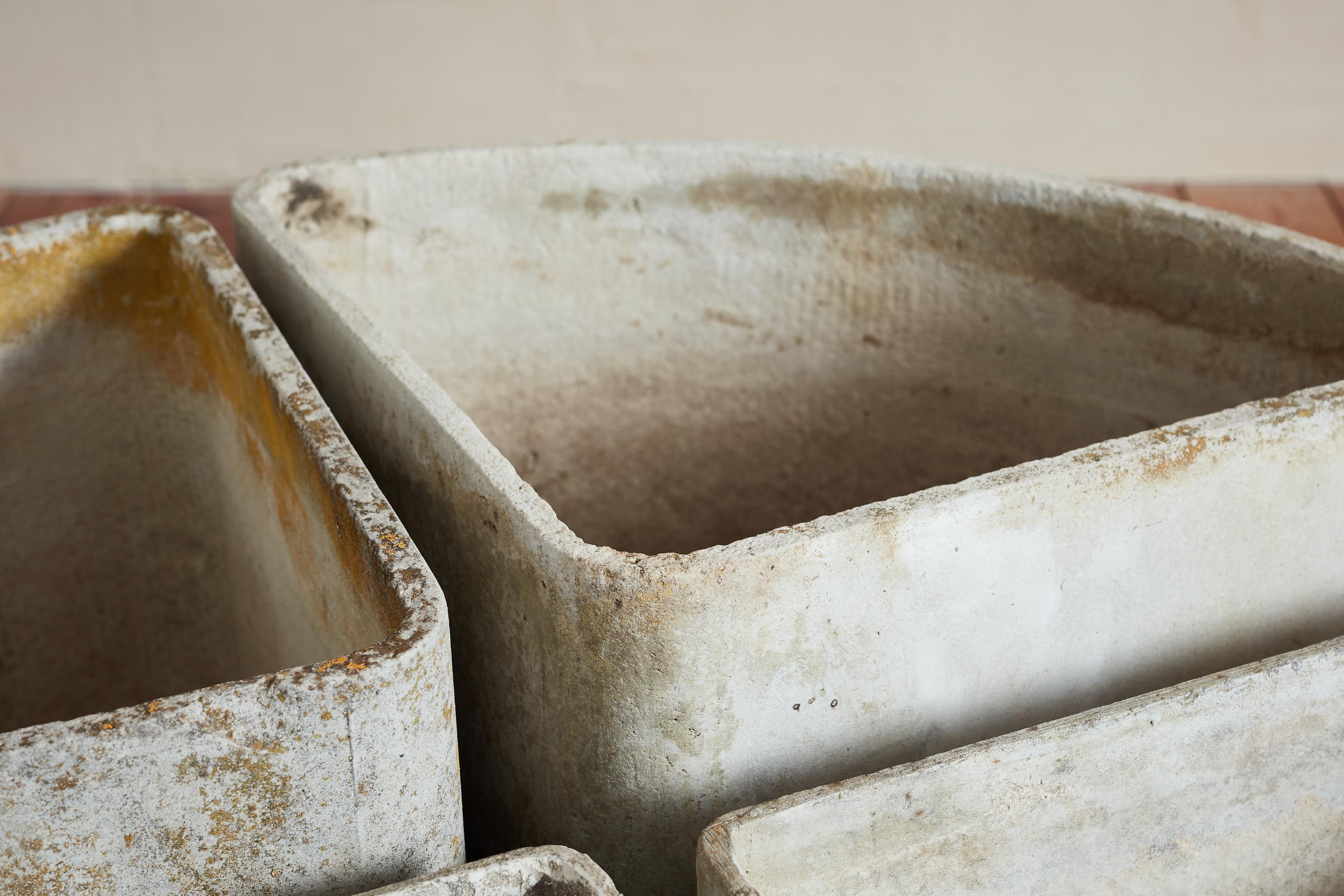 Set of 4 Modular Willy Guhl Corner Planter Set 4