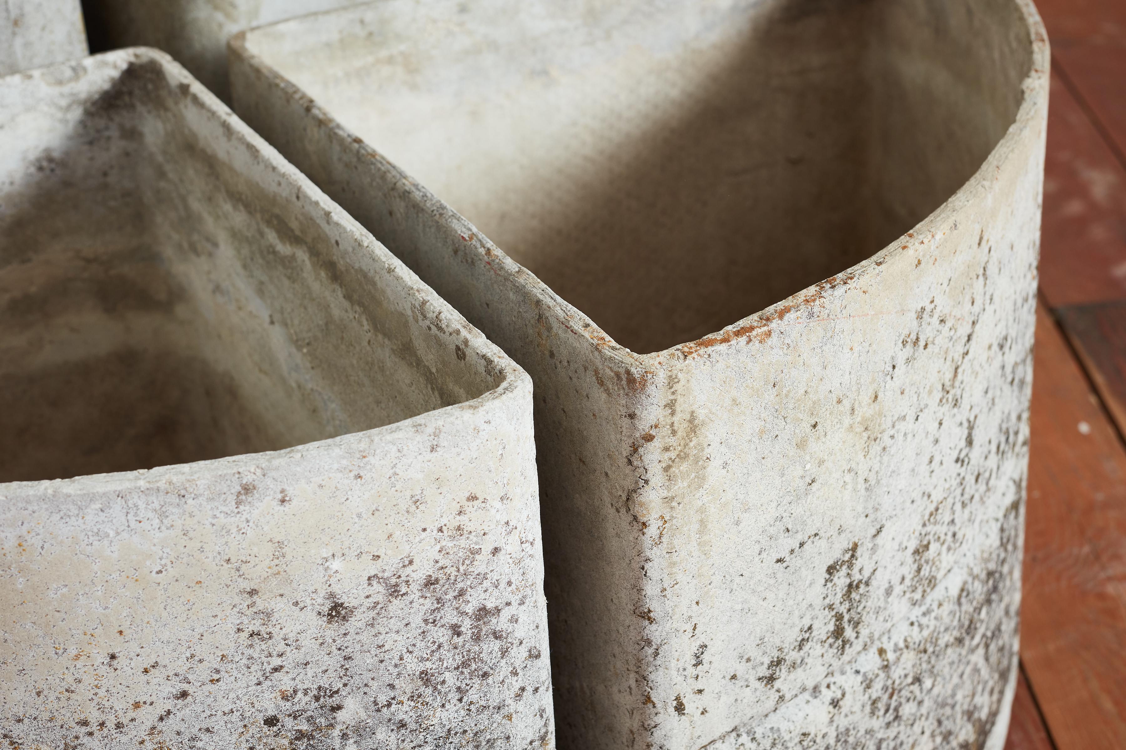 Set of 4 Modular Willy Guhl Corner Planter Set 2