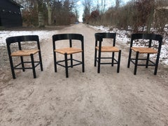 Set of 4 Mogens Lassen Corner Chairs 'model FH 4216', circa 1963