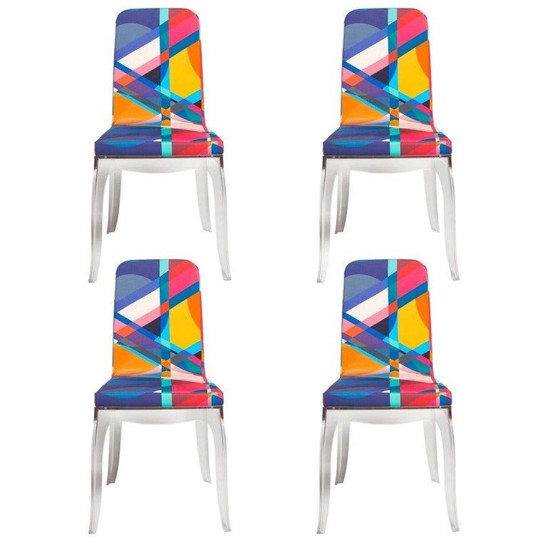 Moibibi Colorful Dining Chairs Designed, Colorful Dining Chairs Set Of 4