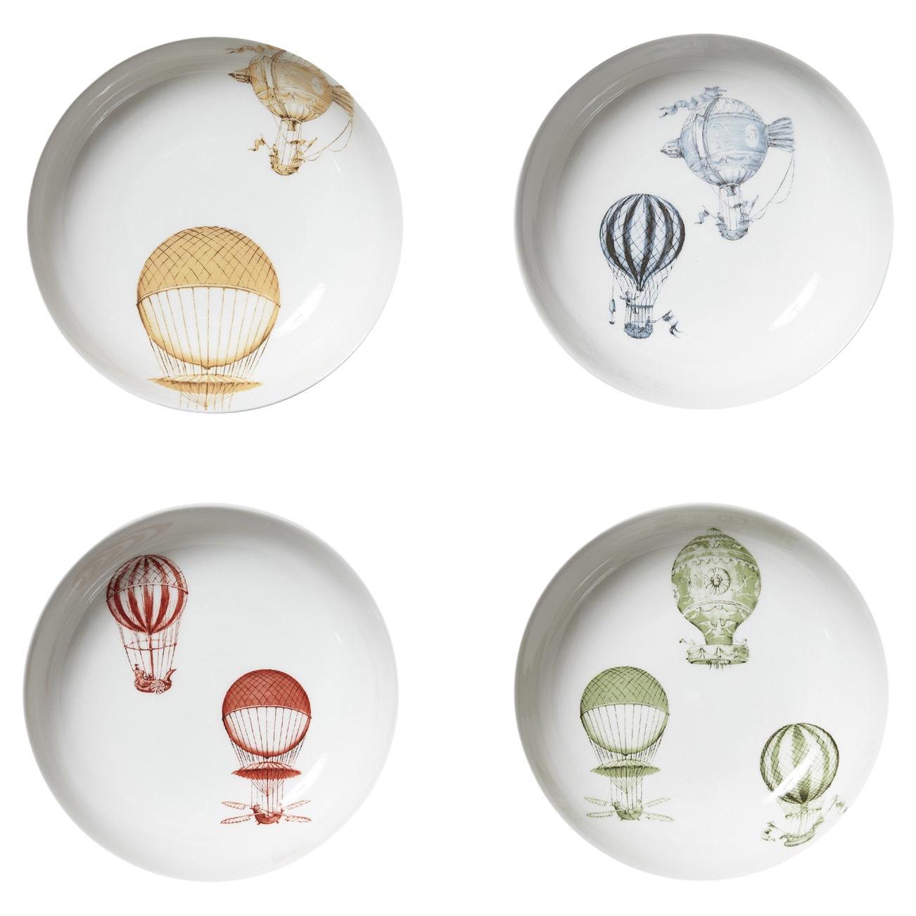 Set of 4 Mongolfiere Bowls by Laboratorio Paravicini