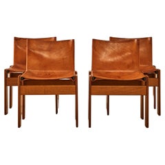 Set of 4 "Monk" Chairs by Afra & Tobia Scarpa