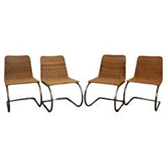 Set of 4 MR 10 Style Cantilever Chairs