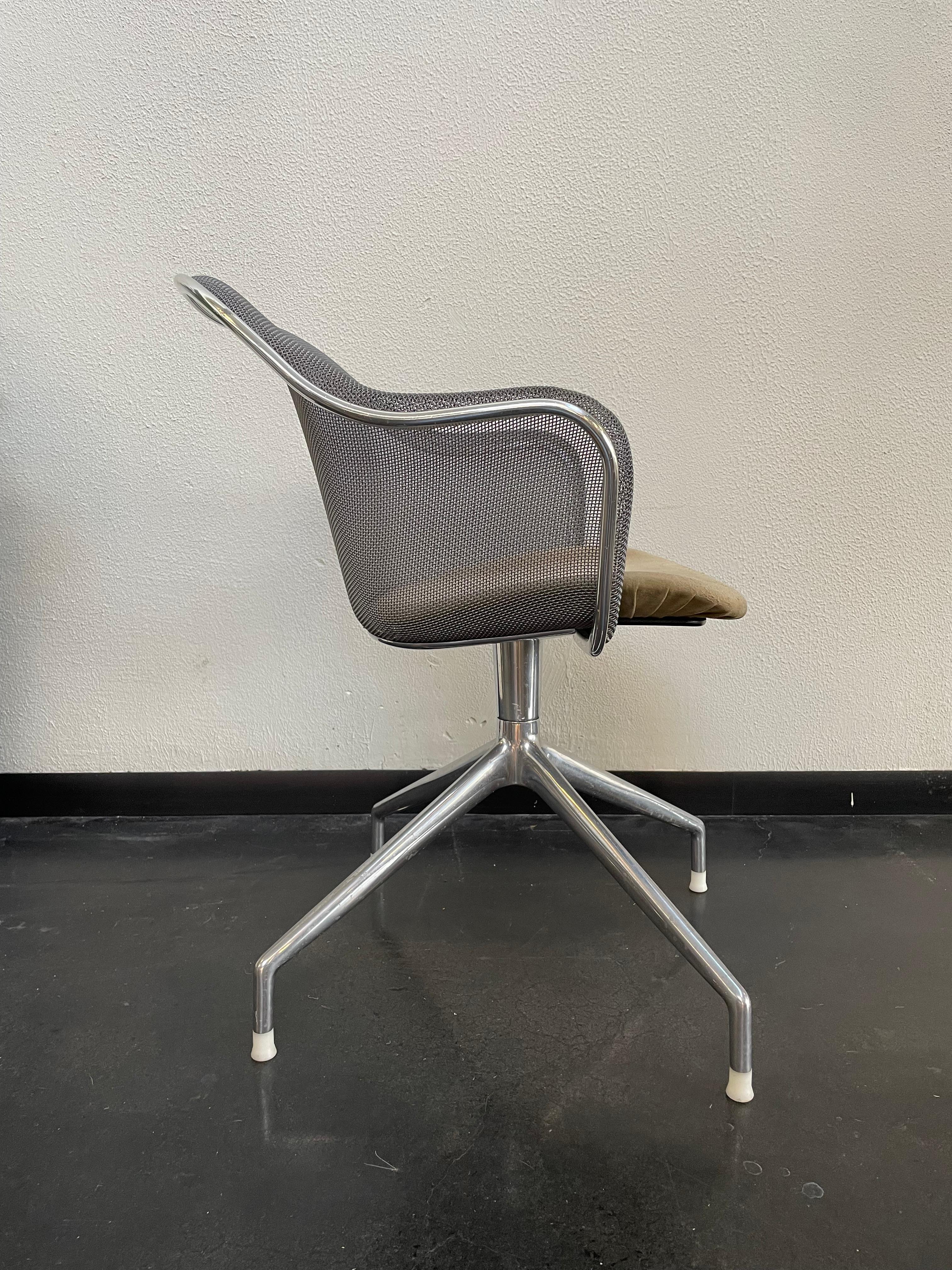 Post-Modern Set of 4 Multi Colored Luta Chairs by Antonio Citterio for B&B Italia
