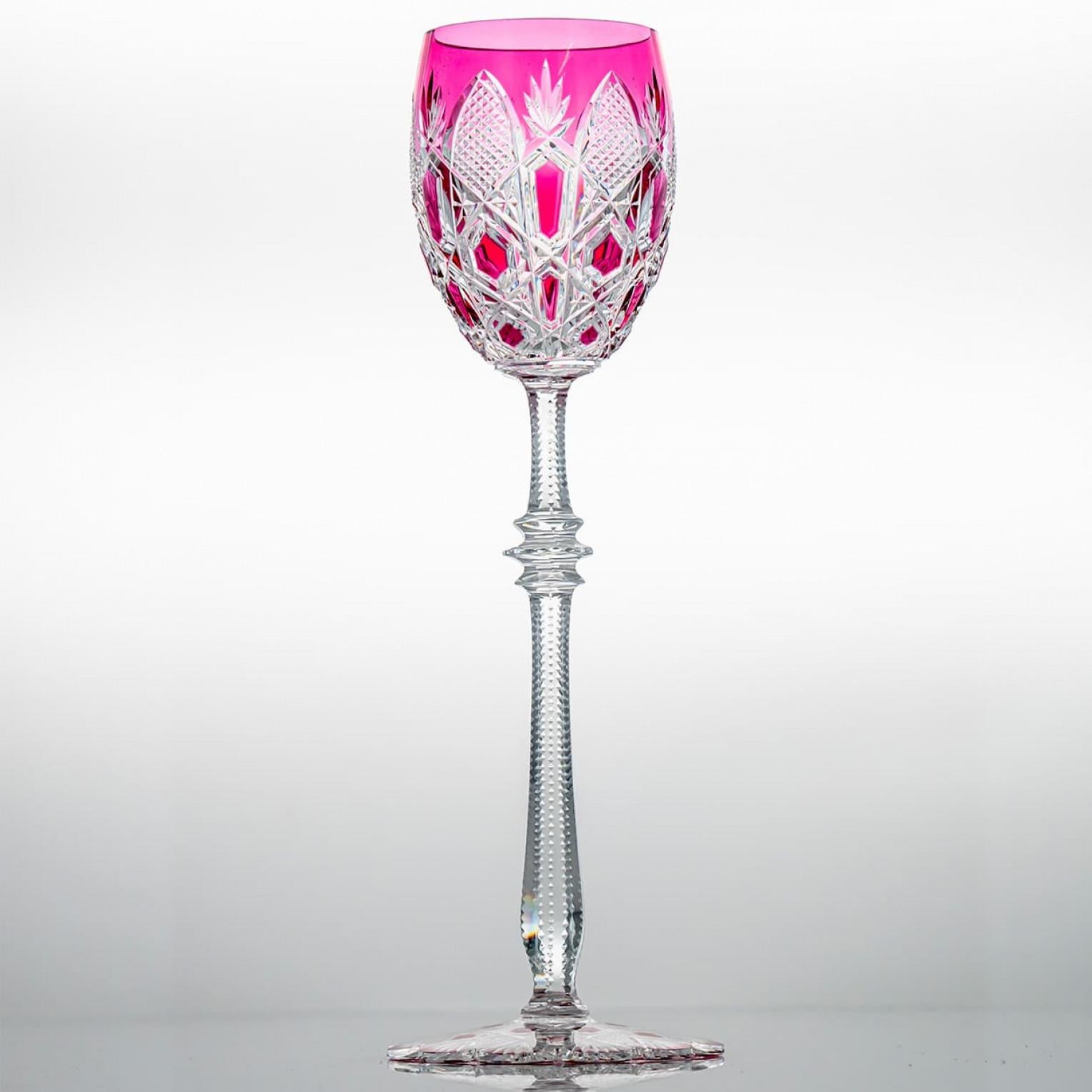 Set of 4 Multicolor Baccarat Crystal Tsar Glasses, France im Angebot 2