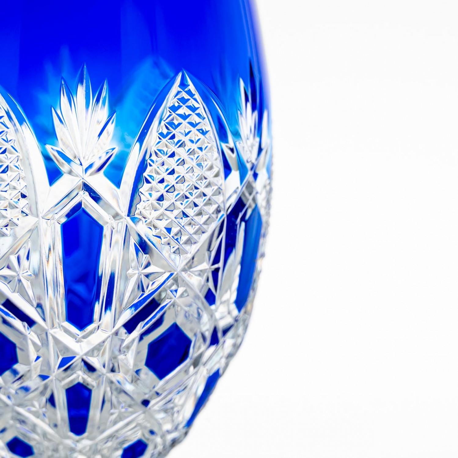 Set of 4 Multicolor Baccarat Crystal Tsar Glasses, France (Frühes 20. Jahrhundert) im Angebot