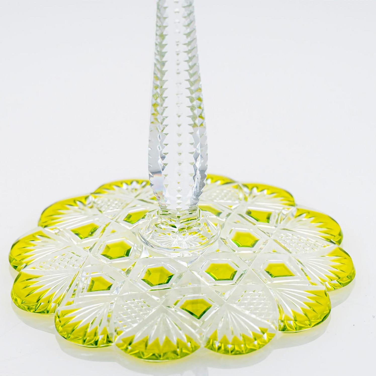 Set of 4 Multicolor Baccarat Crystal Tsar Glasses, France (Kristall) im Angebot